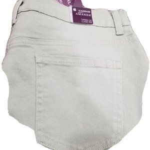 Gloria Vanderbilt Amanda Womens Tapered Leg Classic Rise Pants Size 12